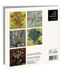 Grußkartenbox mit Umschläge – Quadratisch: Flowers, Van Gogh Museum