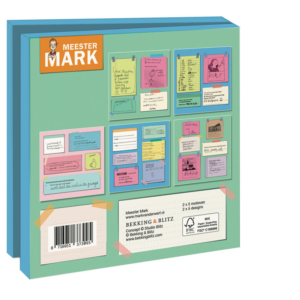 Grußkartenbox mit Umschläge – Quadratisch: Meester Mark