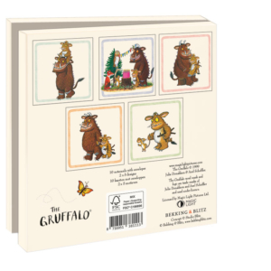 Grußkartenbox mit Umschläge – Quadratisch: The Gruffalo, Julia Donaldson & Axel Scheffler