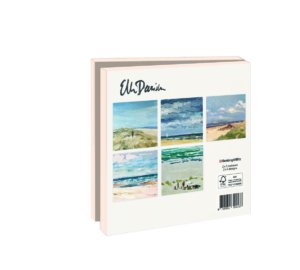 Grußkartenbox mit Umschläge – Quadratisch: On the beach, Ellen Davidzon