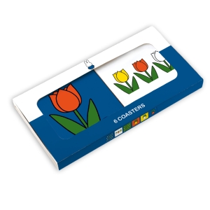 Untersetzer: Tulpen, Dick Bruna