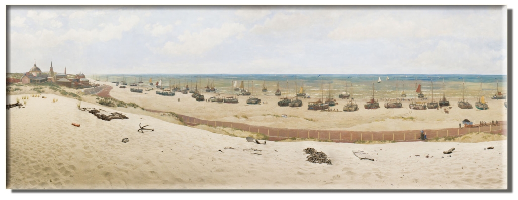 Kühlschrankmagnet: Panorama Mesdag
