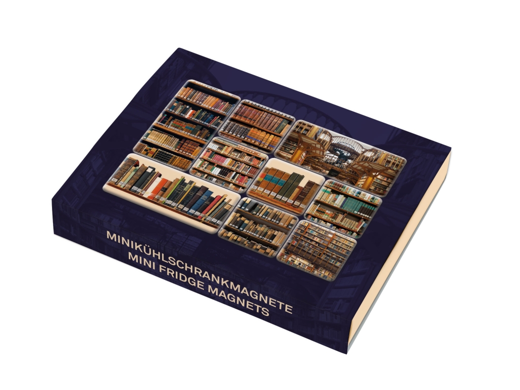 Set Kühlschrankmagnete: Die Klosterbibliothek, Maria Laach