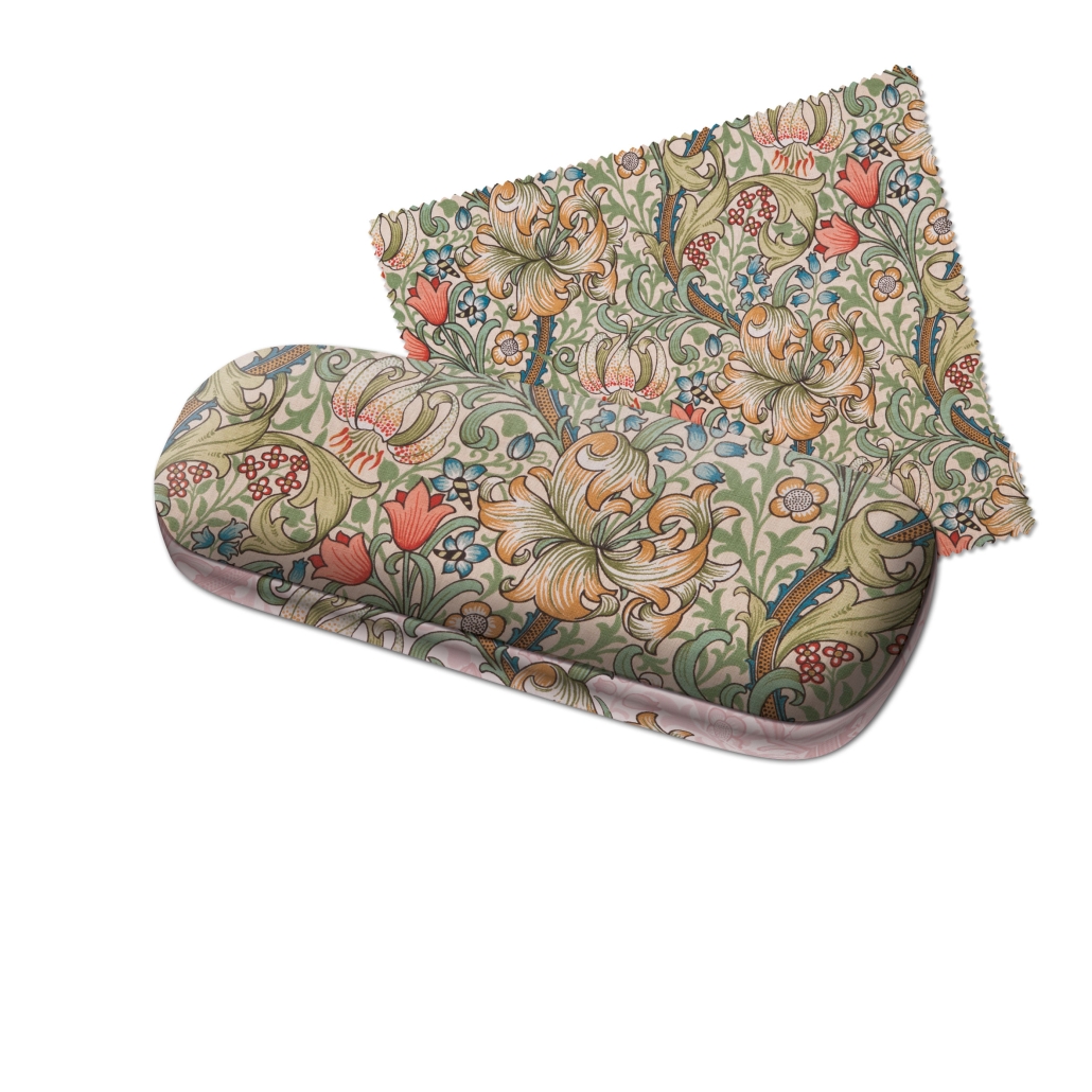 Brillenetui mit Putztuch: William Morris, Kasteel De Haar
