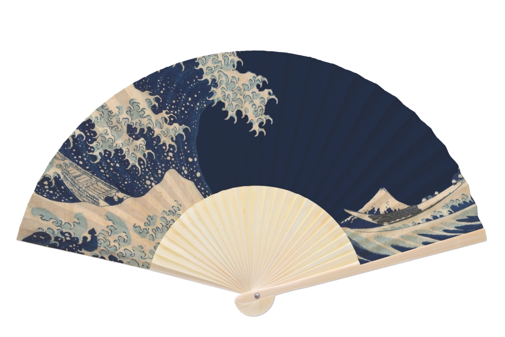 Fächer: Under the Wave off Kanagawa, Katsushika Hokusai, Rijksmuseum Amsterdam