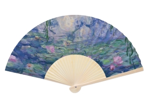 Fächer: Water Lilies, Claude Monet