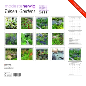 Tuinen – Gärten, Monatskalender 2027