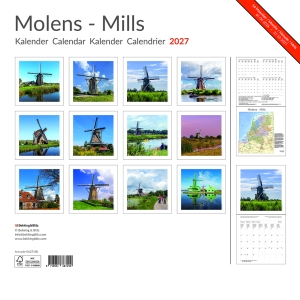 Windmühlen Monatskalender 2027