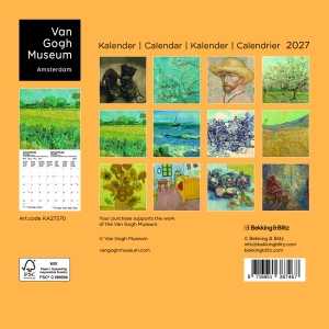 Van Gogh mini Monatskalender 2027