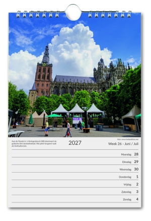 Holland Wochenkalender 2027