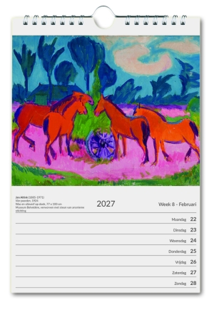 Kunst Wochenkalender 2027