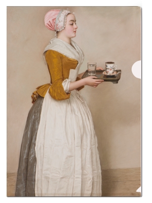Dokumenthüllen A4: Das Schokoladenmädchen, Jean-Etienne Liotard, SKD