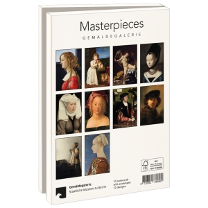 Grußkartenbox mit Umschläge: Masterpieces, Gemäldegalerie, Staatliche Museen zu Berlin