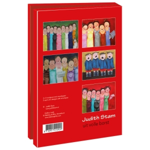 Grußkartenbox mit Umschläge – Groß: Uit volle borst, Judith Stam