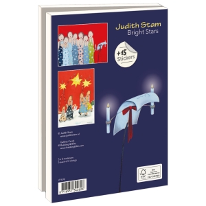 Grußkartenbox mit Umschläge – Groß: Bright Stars, Judith Stam