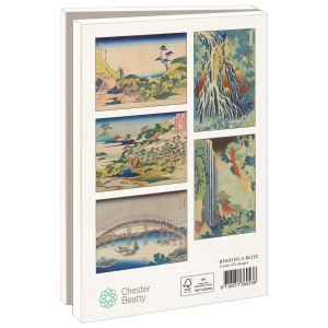 Grußkartenbox mit Umschläge – Groß: Hokusai, Chester Beatty
