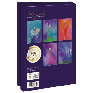 Grußkartenbox mit Umschlägen – Gross: Angels, Margot Janssen