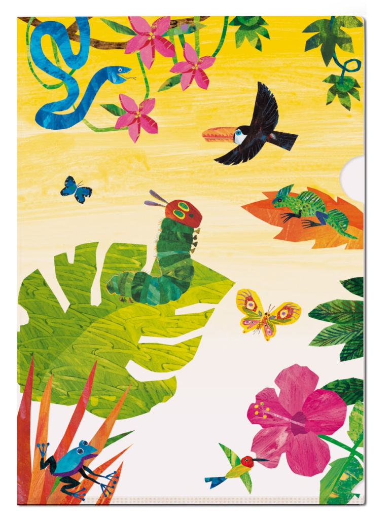 Dokumenthüllen A4: Natur, Die sehr hungrige Raupe, Eric Carle