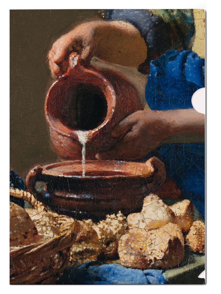 Dokumenthüllen A4: Die Milchmagd/The Milkmaid, Johannes Vermeer, Rijksmuseum Amsterdam