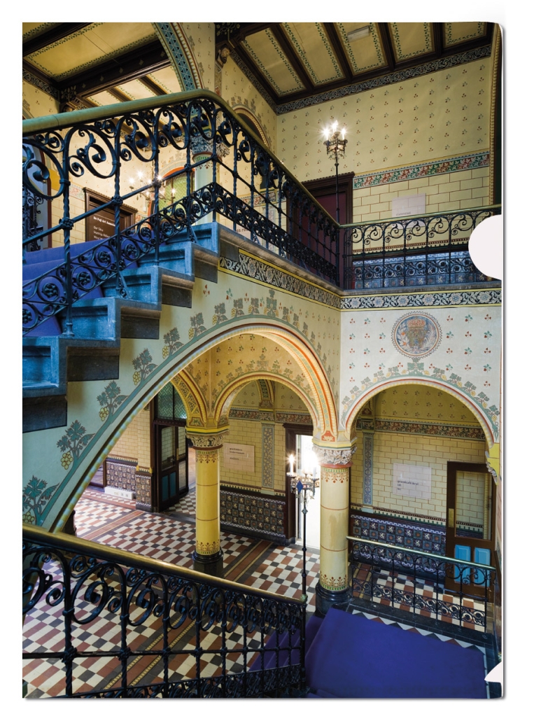 Dokumenthüllen A4: Halle in Form des Provinzregierungsgebäudes, Drents Museum