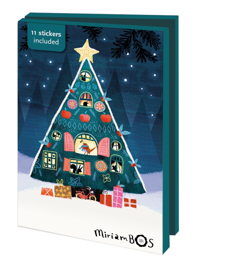 Grußkartenbox mit Umschläge – Klein: Fijne Feestdagen, Miriam Bos