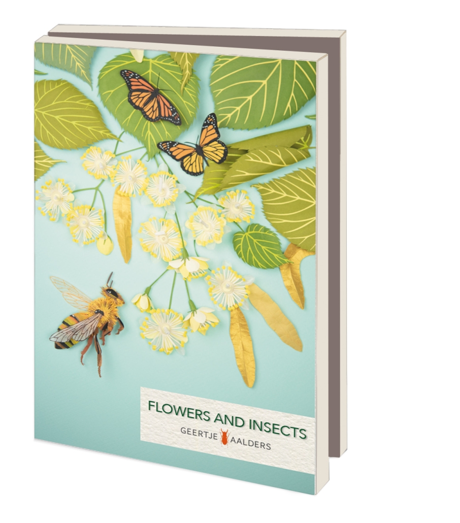 Grußkartenbox mit Umschläge – Klein: Flowers and insects, Geertje Aalders