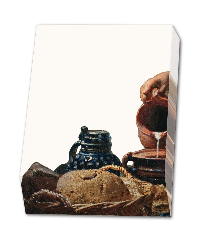 Notizblock: The Milkmaid/The Milkmaid, Johannes Vermeer, Rijksmuseum Amsterdam