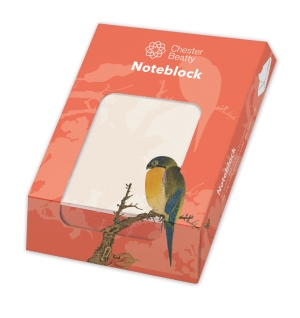 Notizblock: Album of birds and flowers (rood), Hu Feitao, Chester Beatty