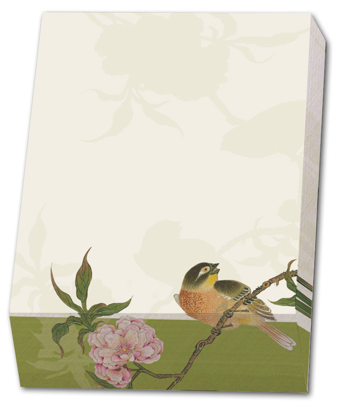 Notizblock Album of birds and flowers (groen), Hu Feitao, Chester Beatty
