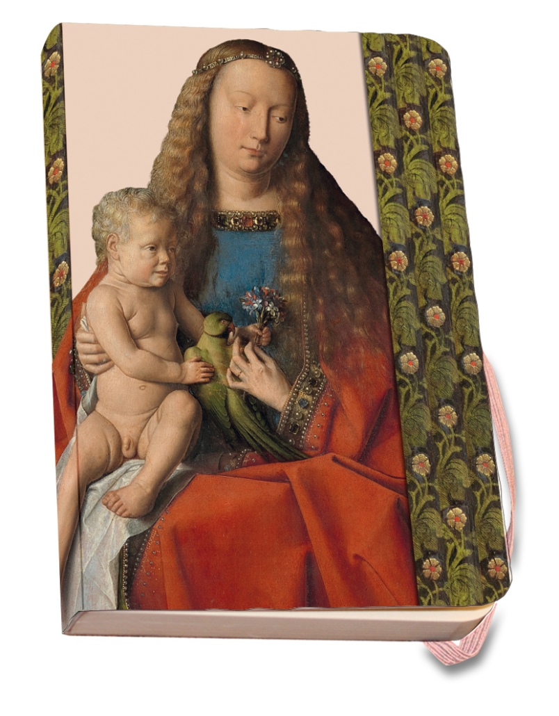 Notizbuch Softcover A5: Madonna met kanunnik Joris vd Paele (Madonna), Jan v Eyck, Musea Brugge