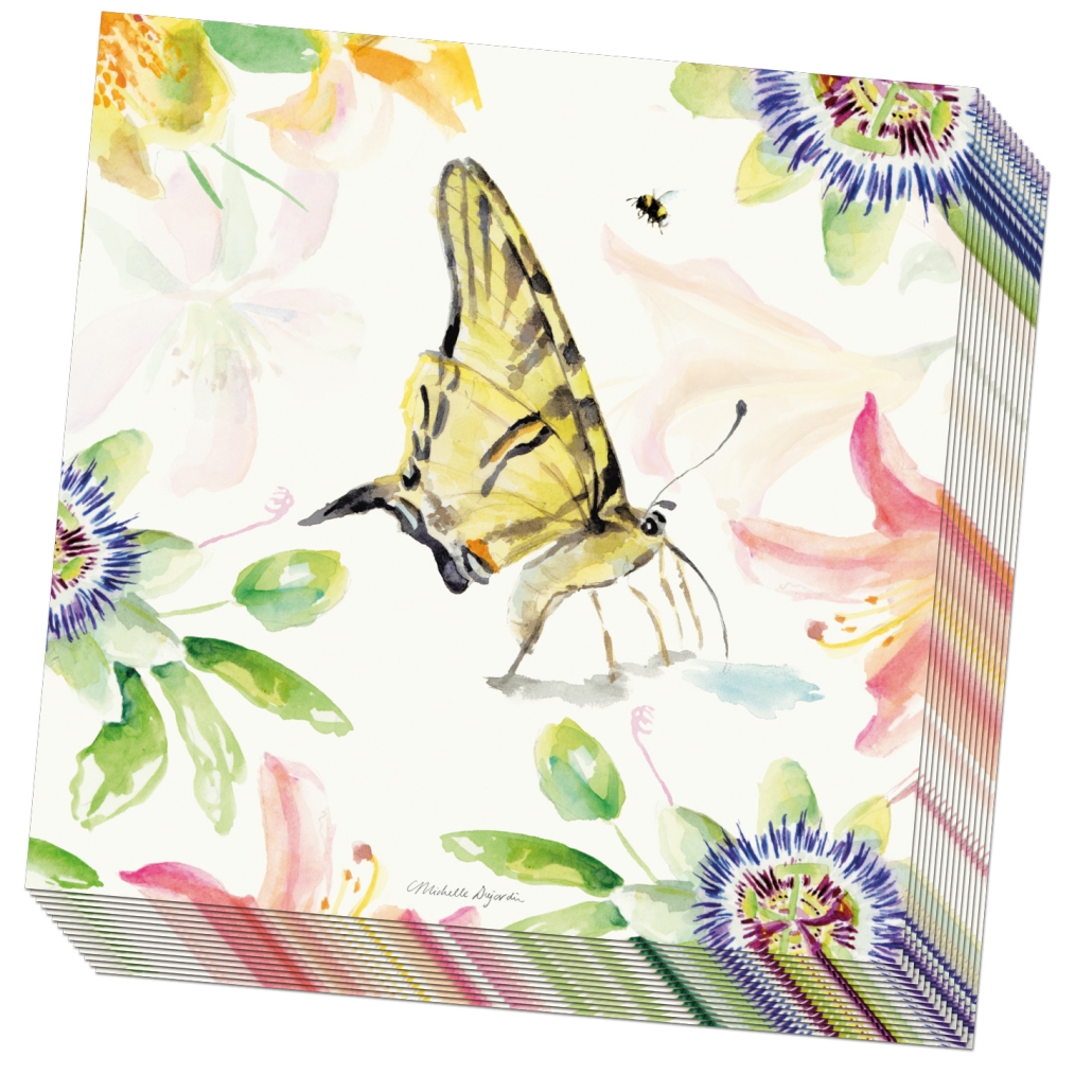 Servietten: Passion for Butterflies, Michelle Dujardin