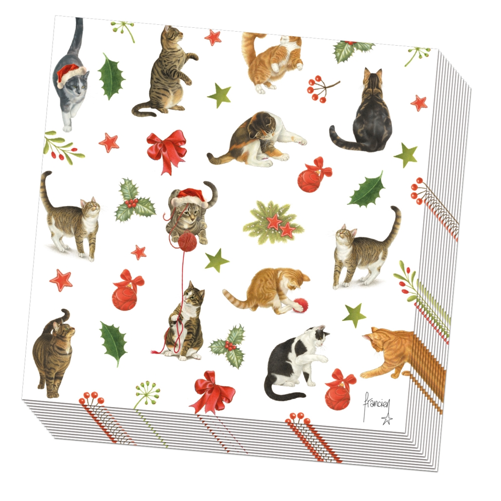 Servietten: Franciens katten, Francien van Westering