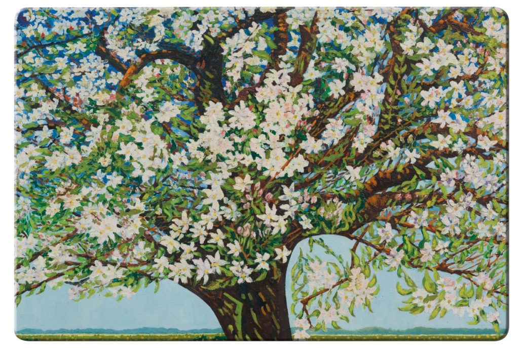 Placemat: Beemster, Bloeiende boom, Charley Toorop, Museum More