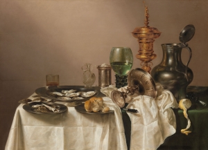 Puzzle (1.000 Teile): Stillleben mit vergoldetem Kelch, Willem Claesz Heda, Rijksmuseum Amsterdam