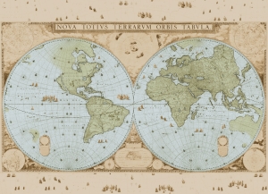 Puzzle (1.000 Stücke): Wandkaart van de wereld door Joan Blaeu, Het Scheepvaartmuseum