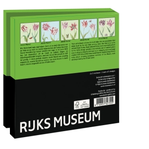 Grußkartenbox mit Umschläge – Quadratisch: Tulpen / Tulips, Jacob Marrel, Collection Rijksmuseum