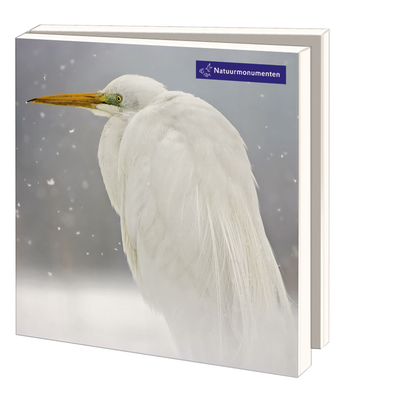 Kaartenmapje met env, vierkant: Foto’s van dieren, Natuurmonumenten