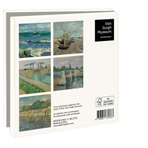 Grußkartenbox mit Umschläge – Quadratisch: Water, Van Gogh Museum